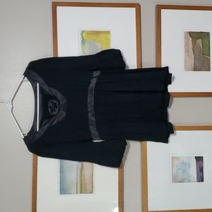 Black 3/4 length blouse